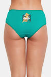 Clovia Medium Rise Cotton Hipster Panty - Green — thumbnail 4