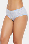 Clovia Medium Rise Cotton Hipster Panty - White — thumbnail 3