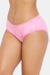 Clovia Medium Rise Cotton Bikini Panty - Pink — thumbnail 3