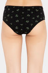 Clovia Mid Rise Three-Fourth Coverage Hipster Panty - Black — thumbnail 4