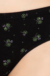 Clovia Mid Rise Three-Fourth Coverage Hipster Panty - Black — thumbnail 6