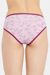 Clovia Medium Rise Cotton Bikini Panty - Pink — thumbnail 4