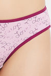 Clovia Medium Rise Cotton Bikini Panty - Pink — thumbnail 5