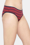 Clovia Medium Rise Cotton Bikini Panty - Red — thumbnail 2