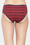 Clovia Medium Rise Cotton Bikini Panty - Red — thumbnail 4