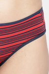 Clovia Medium Rise Cotton Bikini Panty - Red — thumbnail 5