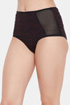 Clovia High Rise Three-Fourth Coverage Hipster Panty (Pack of 2) - Multicolor — thumbnail 3
