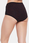 Clovia High Rise Three-Fourth Coverage Hipster Panty (Pack of 2) - Multicolor — thumbnail 4