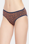 Clovia Medium Rise Cotton Bikini Panty - Orange — thumbnail 3