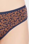 Clovia Medium Rise Cotton Bikini Panty - Orange — thumbnail 5