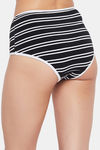 Clovia High Rise Three-Fourth Coverage Hipster Panty (Pack of 3) - Multicolor — thumbnail 7