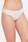 Clovia High Rise Cotton Bikini Panty - White — thumbnail 2