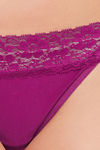 Clovia Low Rise Polyamide Thong - Purple — thumbnail 4