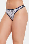 Clovia Low Rise Zero Coverage Thong - Grey — thumbnail 3