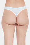 Clovia Low Rise Zero Coverage Thong - Blue — thumbnail 4