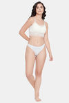 Clovia Low Rise Zero Coverage Thong - Blue — thumbnail 5