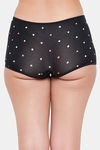 Clovia Medium Rise Full Coverage Boyshort - Black — thumbnail 3