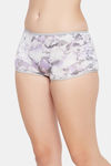 Clovia Medium Rise Full Coverage Boyshort - White — thumbnail 3