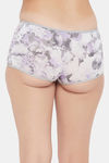 Clovia Medium Rise Full Coverage Boyshort - White — thumbnail 4
