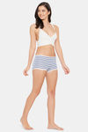 Clovia Medium Rise Full Coverage Boyshort - Navy Blue — thumbnail 5