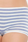 Clovia Medium Rise Full Coverage Boyshort - Navy Blue — thumbnail 6
