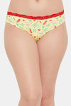 Clovia Medium Rise Three-Fourth Coverage Hipster Panty - Yellow — thumbnail 1