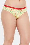 Clovia Medium Rise Three-Fourth Coverage Hipster Panty - Yellow — thumbnail 2