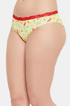 Clovia Medium Rise Three-Fourth Coverage Hipster Panty - Yellow — thumbnail 3