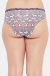 Clovia Medium Rise Three-Fourth Coverage Hipster Panty - Blue — thumbnail 4