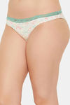 Clovia Low Rise Half Coverage Bikini Panty - White — thumbnail 3