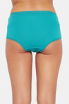 Clovia High Rise Three-Fourth Coverage Hipster Panty - Green — thumbnail 4