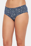 Clovia Medium Rise Three-Fourth Coverage Hipster Panty - Blue — thumbnail 2