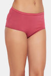Clovia High Rise Three-Fourth Coverage Hipster Panty - Pink — thumbnail 3
