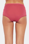 Clovia High Rise Three-Fourth Coverage Hipster Panty - Pink — thumbnail 4