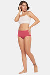 Clovia High Rise Three-Fourth Coverage Hipster Panty - Pink — thumbnail 5