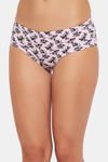 Clovia Medium Rise Three-Fourth Coverage Hipster Panty - Pink — thumbnail 2