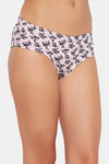 Clovia Medium Rise Three-Fourth Coverage Hipster Panty - Pink — thumbnail 3