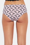 Clovia Medium Rise Three-Fourth Coverage Hipster Panty - Pink — thumbnail 4