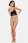 Clovia Medium Rise Three-Fourth Coverage Hipster Panty - Pink — thumbnail 5