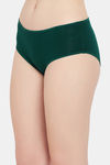 Clovia Medium Rise Three-Fourth Coverage Hipster Panty - Green — thumbnail 2