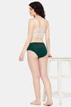 Clovia Medium Rise Three-Fourth Coverage Hipster Panty - Green — thumbnail 6