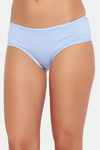 Clovia Medium Rise Three-Fourth Coverage Hipster Panty - Blue — thumbnail 2