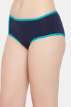 Clovia Medium Rise Three-Fourth Coverage Hipster Panty - Blue — thumbnail 2