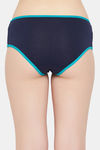 Clovia Medium Rise Three-Fourth Coverage Hipster Panty - Blue — thumbnail 4
