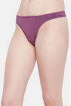 Clovia Low Rise Zero Coverage Thong - Purple — thumbnail 2