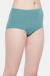 Clovia High Rise Three-Fourth Coverage Hipster Panty - Green — thumbnail 3