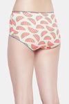 Clovia High Rise Three-Fourth Coverage Hipster Panty - White — thumbnail 4