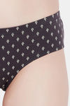 Clovia Medium Rise Three-Fourth Coverage Hipster Panty - Black — thumbnail 5