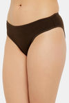 Clovia Low Rise Half Coverage Bikini Panty - Brown — thumbnail 3