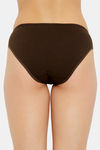 Clovia Low Rise Half Coverage Bikini Panty - Brown — thumbnail 4
